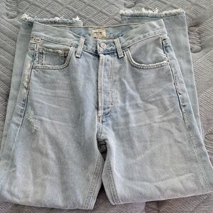 Light Blue Distressed Men's Jeans